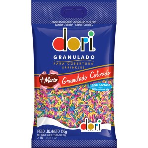 GRANULADO CONFEITO COLORIDO 150G - DORI - KIN FESTAS