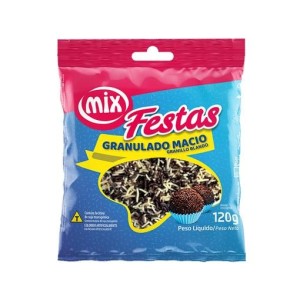 CONFEITO GRANULADO MACIO MESCLADO 120G MIX