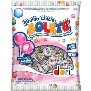 PIRULITO BOLETE TUTTI FRUTTI 400G DORI