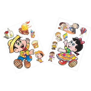 KIT ADESIVO FESTA JUNINA -  C/2 UNIDADES