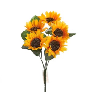 BOTAO GIRASSOL X5 AMARELO 28CM D&A