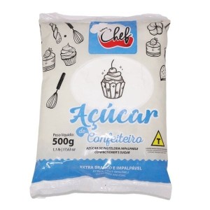 AÇUCAR DE CONFEITEIRO 500G ICEBERG
