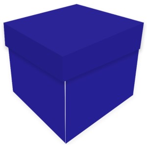 CAIXA EXPLOSAO LISA 25X25 - AZUL KID ART