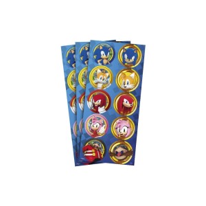 ADESIVO DECORATIVO REDONDO SONIC COM 3  REGINA