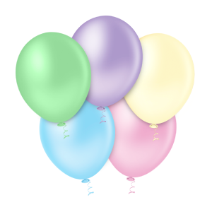 BALÃO 09 LÁTEX LISO REDONDO CANDY SORTIDO C/50 - KIN FESTAS