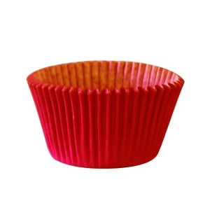 FORMINHA PAPEL IMPERMEAVEL CUPCAKE VERMELHA COM 45 BAX