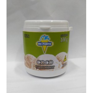 PÓ PARA SORVETE SABOR COCO 100G DU PORTO