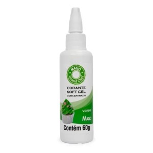 CORANTE SOFT GEL VERDE 60G MAGO