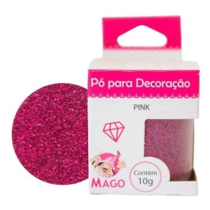 PÓ PARA DECORAÇÃO PINK 10G REF.7405 MAGO