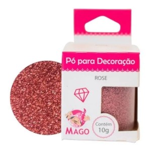 PÓ PARA DECORAÇÃO ROSE 10G REF.7404 MAGO