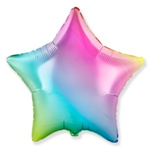 Balão Metalizado Estrela Gradient 20” – Kin Festas