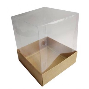 EMBALAGEM PARA MINI BOLO 15X15X17 KRAFT