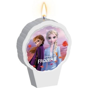 VELA PLANA ADESIVADA FROZEN II REGINA