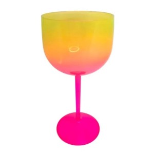 TAÇA GIN ACQUA PINK/AMARELO - KIN FESTAS