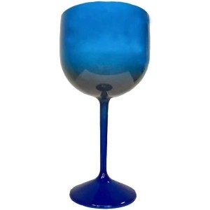 TAÇA GIN FLUORESCENTE  AZUL ROYAL/CINZA/AZUL CELESTE MAR PLAST