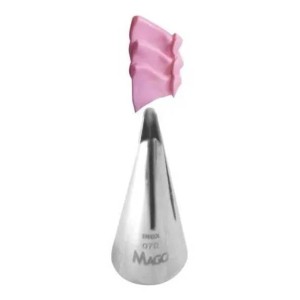 TUBO DE BICO  INOX PEQUENO - BABADO MODELO 070