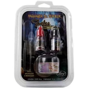 KIT FAKE SCAR 30G  MAQUIAGEM DE TERROR REF: 7400 ROSTINHO PINTADO