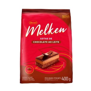 CHOCOLATE GOTAS AO LEITE MELKEN 400G HARALD