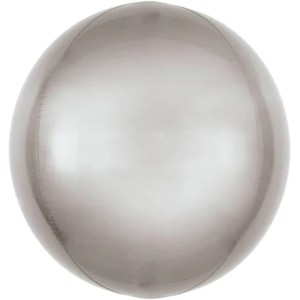 BALÃO BOLHA METAL PRATA 18'CROMUS