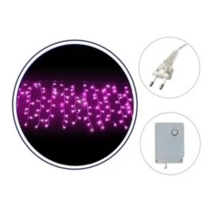 REDE 240 LED 2,5M 110V  ROSA COM CONTROLE REF: PZ17