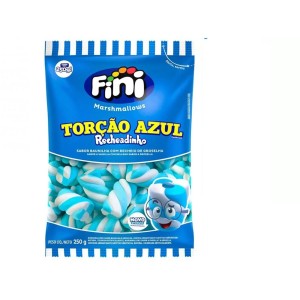 MARSHMALLOW RECHEADO AZUL/BRANCO 250G