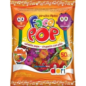 PIRULITO FACEPOP APITO 450G DORI