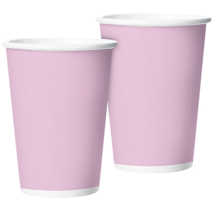 COPO PAPEL 180 ML FESTA COLORS PASTEL ROSA COM 8 REGINA