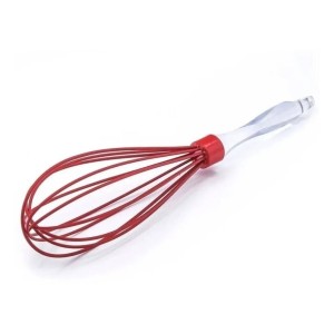 BATEDOR DE SILICONE COM CABO PLASTICO P/ OVOS 26CM - KC43887
