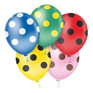 BALÃO 10 COM 25 UNIDADES DECORAÇÃO BOLINHA SORTIDO PIC PIC