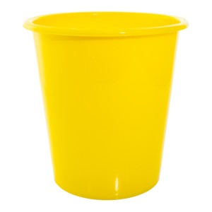 BALDE DE PIPOCA 1 LITRO - AMARELO KIN FESTAS