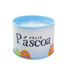 TUBO LATA PARA PÁSCOA 07X10 CM CORES