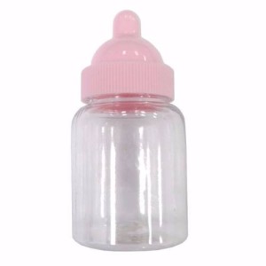 MINI MAMADEIRA 40 ML COM 10 UNIDADES - ROSA BEBE