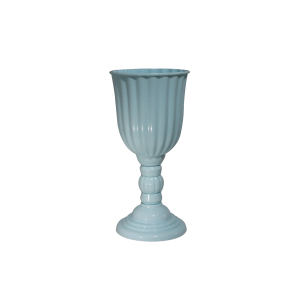 VASO DUBAI GRANDE 18,5X40 - AZUL CANDY