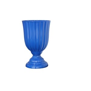 VASO DUBAI PEQUENO 13X21CM PARA FESTAS E DECORAÇÕES- AZUL TURQUESA