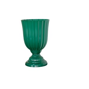 VASO DUBAI PEQUENO 13X21CM PARA FESTAS E DECORAÇÕES- VERDE ESCURO