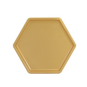 BANDEJA SEXTAVADA 16X18 - DOURADA