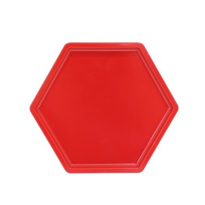 BANDEJA SEXTAVADA 18X20,5 - VERMELHO