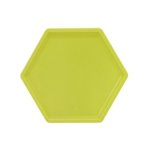 BANDEJA SEXTAVADA 18X20,5 - AMARELO FLUOR