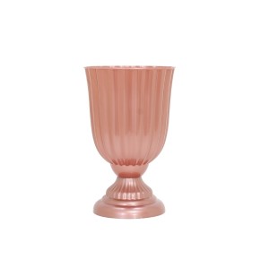 VASO DUBAI PEQUENO 13X21CM PARA FESTAS E DECORAÇÕES- ROSE GOLD