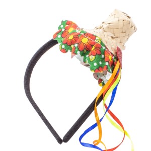 CHAPEU MINI TECIDO TIARA REF:028 PEPITA FESTAS