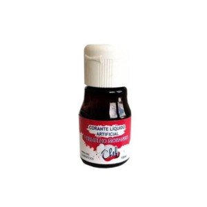 CORANTE LIQUIDO VERMELHO MORANGO ICEBERG CHEF 10ML
