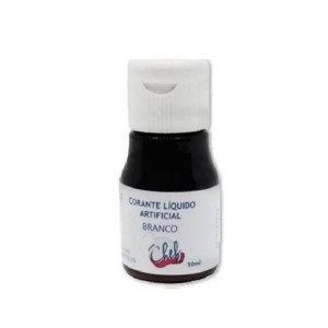 CORANTE LIQUIDO BRANCO ICEBERG CHEF 10ML