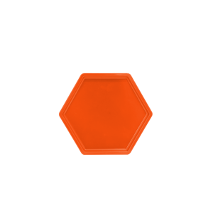 BANDEJA SEXTAVADA 16X18 - LARANJA