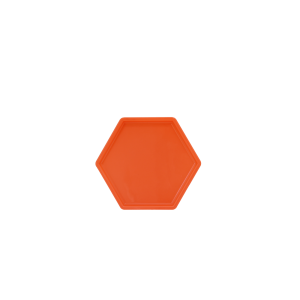 BANDEJA SEXTAVADA 16X18 - LARANJA FLUOR