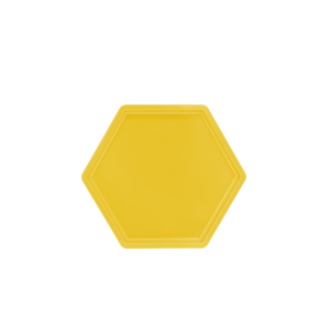 BANDEJA SEXTAVADA 18X20,5 - AMARELO