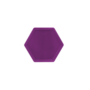 BANDEJA SEXTAVADA 18X20,5 - ROXA