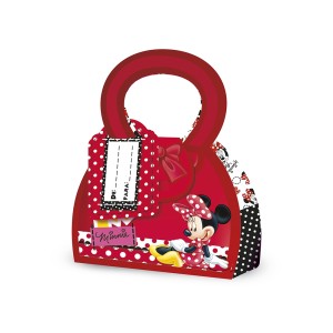 CAIXA SURPRESA BOLSA RED MINNIE C/8 - KIN FESTAS