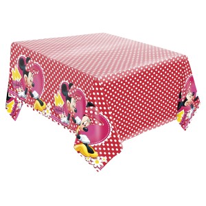 TOALHA PAPEL 120X220 RED MINNIE - KIN FESTAS