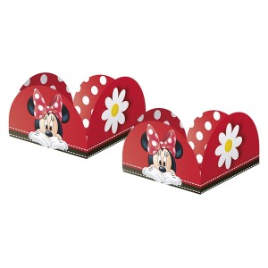 PORTA FORMA RED MINNIE C/50 - KIN FESTAS
