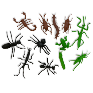 O BICHO PEGÔ INSETOS DE PLÁSTICO BRASILFLEX - KIN FESTAS